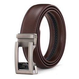 Belts Man Belt Business Work Genuine Leather High Quality Famous Brand Metal Buckle Belts for Men Casual Student Outdoor Strap ZD2206 G230207