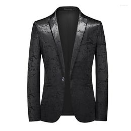 Men's Suits Slim Fitting Small Blazer Coat Youth Korean Fashion Top Men's Base Americana Hombre Groom Wedding Suit Ternos Para Casamento