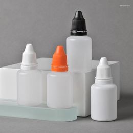 Storage Bottles 30pcs Eye Drop Plastic Squeezable Eyedrops Vial Empty Refillable Dropper Bottle 30ml 100ml