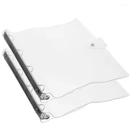 Binder Notebook File Cover A4 Clear Document Folders Shell Envelopes Pouch Covers Ring Protectors Envelope Binders Transparent