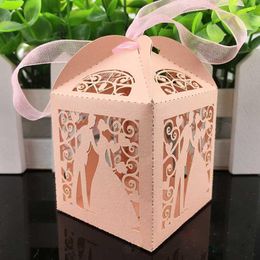 Gift Wrap Candy Box Wedding Vintage Chocolate Packaging 50Pcs/lot Gifts Bag For Party Supplies Creative Cake Bag1