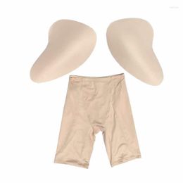 Women's Shapers 2 Pcs PS Women's Underpants Hip E-shaped Body Shaping Upwarping Enhancer