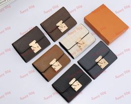 Designer Wallet Luxury Wallets Fashion Flip Coin Purses Casual Classic Card Bags Buckle Purse Photo Bag Cards Holder Multicolor Wallet Mini Small Square Pack