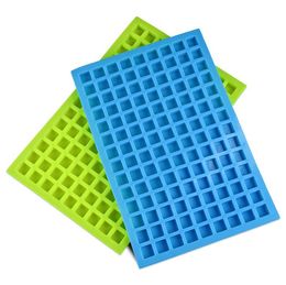 Baking Moulds 126 Lattice Square Ice Moulds Tools Jelly Baking Silicone Party Mould Decorating Chocolate Cake Cube Tray Candy Kitchen SN4305