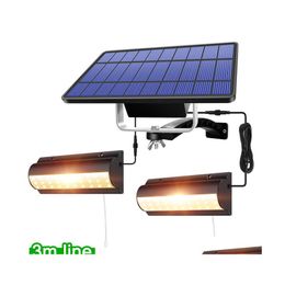 Solar Wall Lights Upgraded Pendant Outdoor Indoor On Off Led Lamp For Barn Room Balcony Chicken With Pl Switch Line Drop Delivery Li Dhfvz