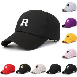 Unisex Hat Plain Curved Sun Visor Hat Outdoor Dustproof Baseball Cap Embroidery Letter Fashion Adjustable Leisure Caps Men Women