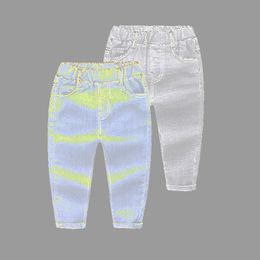 Jeans 2023 Boys Girl Pants Excellent Quality Cotton Casual Children Trousers Baby Toddler Comfortable Kids Clothes Clothing