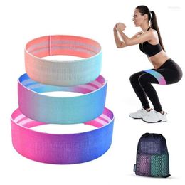 Resistance Bands Cotton Hip Expander Anti Slip Widen Booty Exercise Elastic For Yoga Workout Stretching Training Mini Band