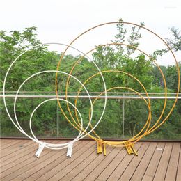 Party Decoration Big Circle Wedding Arch Balloon Atand With Base Round Background Wrought Props Single Flower