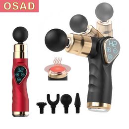 OSAD Fold Deep Muscle Relaxation Fitness Vibrator Back r Relief The Pain Portable Fascia Gun Body Massager 0209