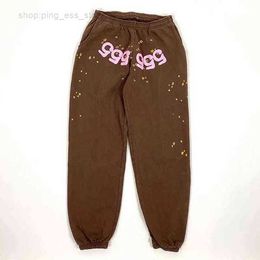 Men's Hoodies Sweatshirts Spider Young Thug Web Angel Number 555 Foamed Women High Trousers Sweatpants T220901 1 R18I