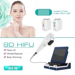 Beauty Items 12 Lines 9d Hifu Anti-wrinkle Face Lift Body Slimming Device High Intensity Focused Ultrasound Machine Home Use