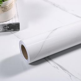 Wallpapers Waterproof Marble Stickers Self-adhesive Wallpaper Stone Kitchen Table Top Wall Board