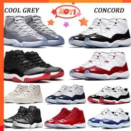 2023 Outdoor TOP OG Fashion Cool Grey jumpman 11s Men Basketball Shoes Cherry Bred Animal Instinct Cap and Gown Jubilee Space Jam concord 45 Win Like 96 women