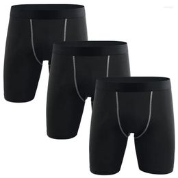 Running Shorts Sports Equipment Basketball Five Point Leggings Three 1-Pack Training Fitness Black Compression High Stretch Quick Dry