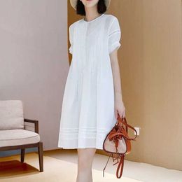 Casual Dresses Woman Summer 2022 Elegant White Cotton Shirt Sexy Mini Solid Oversize Fashion Ladies Y2302