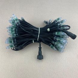 Strings 1000pcs 100ct/6 Inches/15cm/DC12V WS2811/regulated Led Pixel Nodes 18awg BLACK Wire;IP68;13.5mm/xConnect