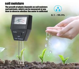 Meters Plant Soil PH Meter Moisture Monitor Acidity Detector Fertility Tester Outdoor Flowers Garden Instrument Tool8655765