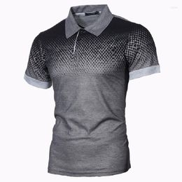 Men's T Shirts 2023 Mens Short Sleeve Shirt Summer Tops And Tees Male Casual Tshirt 3D Printing Men Polo S-5XL MY168