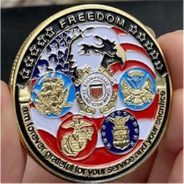 American Eagle sea Army Marine Corps collection commemorative coins