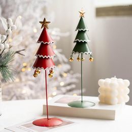 Christmas Decorations Wrought Iron Tree Table Ornament Nordic Craftsmanship For Home Office School Tabletop