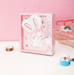 Pcs Cute Big-Eared Pinches Called Diary Plush Cartoon Notepad Hand Account Book Schedule Student Supplies