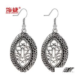 Dangle Chandelier Indian Ethnic Earring Fashion Retro Hollow Leaves Earrings Accessories Drop Delivery Jewelry Dh56M