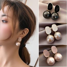 Dangle Earrings Style Knot Pearl Exquisite Fashion Simple Versatile Female Jewellery Pendant