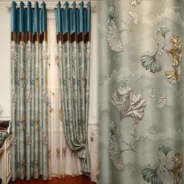 Curtain LLHigh-precision 4D Large Relief Curtains High-end Luxury Living Room Bedroom European Finished Products
