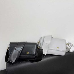 crossbodys bags designer handbags women wide shoulder bag Fashion Versatile Leather White Pink Square messengers bags cross body purse 230210