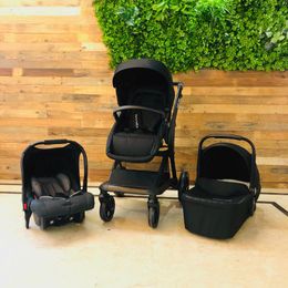 Parti per passeggino Accessori Brightbebe Mom Style Passeggino Travel System Baby 3 in 1 Carrozzina con culla Kinderwagen