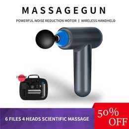 Handheld Gun Deep r Muscle Body Neck Massage Exercising Relaxation Slimming Shaping Pain Relief 0209