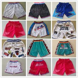 Men Star-All Basketball Shorts Sport HipPop Wear Sweatpants Drawstring Elastic Waist Pant Black White Blue Green Red Color All Stitched Hip Pop 1997 1996 2003