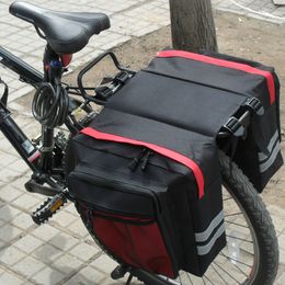 Panniers Bags Cycling Double Side Rear Rack Bike 2 In 1 Camo Trunk Bag Mountain Road Bicycle Tail Seat Pannier Pack Luggage Bike Bag 230209