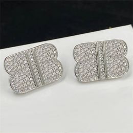 Charm Designers Charm Earring Fashion Womens BB Earrings Jewelry Formal Woman Shinely Diamond Pendant Studs Hoop Ear Rings Wedding 45588