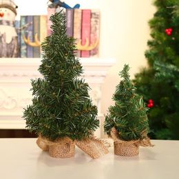 Christmas Decorations Mini Small DIY Tree Potted Cone Boule Pendant Ornament Household Desktop Mall Window Year's Decoration Gift