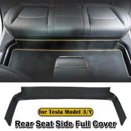 TPE Full Cover for Tesla Model Y 3 2023 Rear Seat Side Guards Fluff Surface Corner Protection Shell Inner Protector Accessories