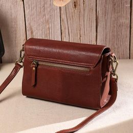 Evening Bags YourSeason Women Vintage Genuine Leather Hand 2023 Versatile Nature Cowhide Ladies Shoulder Crossbody Luxury Handbags