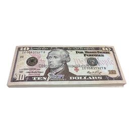 Other Festive Party Supplies 50 Size Usa Dollars Prop Money Movie Banknote Paper Novelty Toys 1 5 10 20 100 Dollar Currency Fake D DhdocLU7M