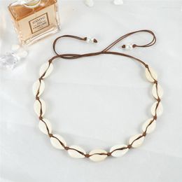 Choker Fashion Rope Chain Shell Necklace Collar Seashell Women Boho Summer Ocean Beach Jewellery Accessories