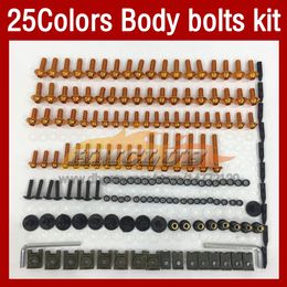 Complete Motorcycle Fairing Bolts Full Screw Kit For YAMAHA FZR400R FZR-400 FZR 400R FZR 400 FZR400 R RR 89 90 1989 1990 MOTO Body Windshield Bolt Screws Nut Nuts 268PCS