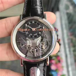 V2 TRADITION 7057BB Watch Swiss Automatic openworked Dial 316L Steel Case Power Reserve display Sapphire Crystal Super Water Resis261F