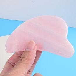 Natural Rose Quartz Gua Sha Skin Massager For Facial Body Acupuncture SPA Beauty Dolphin Jade Stone Guasha Massage Anti Aging Anti Wrinkle