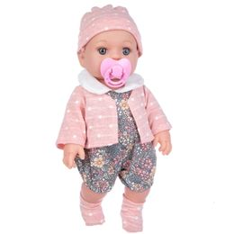 Dolls 12in Baby Dolls Realistic born Baby Dolls Simulation Baby Girl Handmade Toy Accessories for Children Collection D5QA 230210