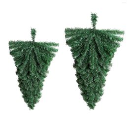Christmas Decorations Artificial Hanging Tree Door Wreath Pendant For Holiday