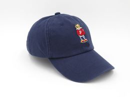 2024 New Arrival Bone Curved Visor Baseball Cap Women Gorras Snapback Caps Bear Dad Polo Hats for Men Hip Hop B15