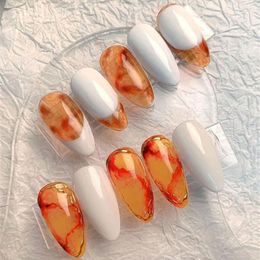 Nail Gel Warm Colour Manicure Translucent Autumn Winter LED Polish Glue Amber UV Potherapy Art Tools