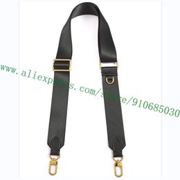 Bag Parts Accessories Top Quality Adjustable Smooth Fabric Bag Strap For MULTI POCHETTE Lady Handbag Women Bumbag Belt 8 Colors Option 230210