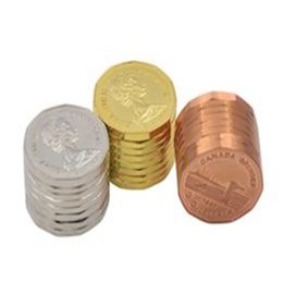 New Type of Three-Layer Metal Smoke Grinder 43MM Zinc Alloy Canadian Coin Smoke Crusher Wholesale of Smoke Fittings