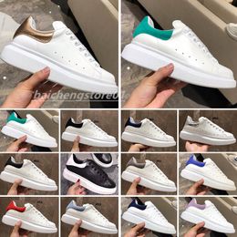 Casual Shoes Designer Leather Lace Up Plate-Forme Men Fashion Platform Sneakers White Black Mens Womens Luxury Velvet Suede Size 35-46 b8